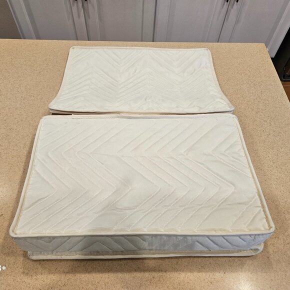 RARE LENOX SET 12 STEMWARE SAVER QUILTED ZIPPERED CRYSTAL GLASS GOBLET STORAGE - Picture 8 of 11